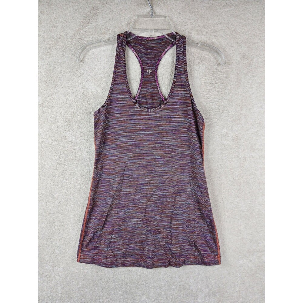 Lululemon Women’s Striped Longline Athletic Tank Top Size 6